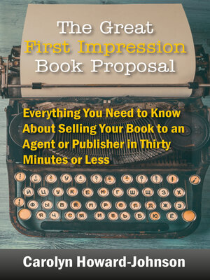 cover image of The Great First Impression Book Proposal